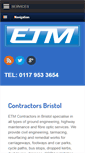 Mobile Screenshot of etmcontractors.co.uk
