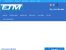 Tablet Screenshot of etmcontractors.co.uk